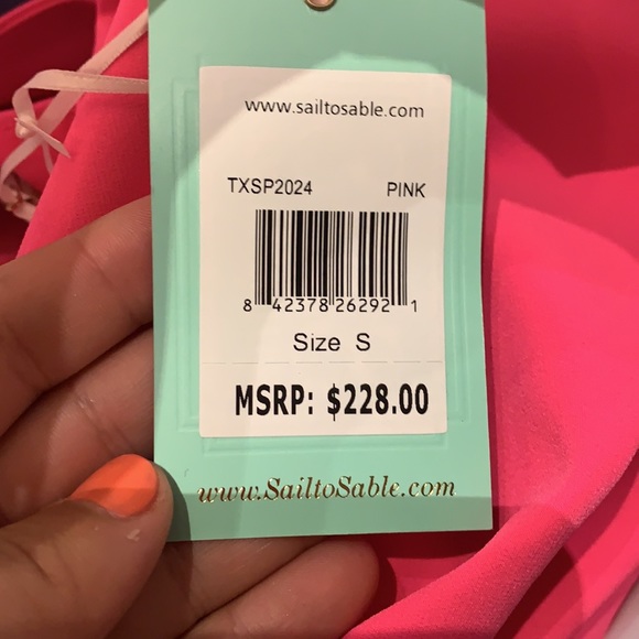 STS Sail to Sable | high cowl neck dress New with tags! medium and large avail - Picture 7 of 7